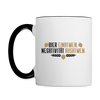 Bier einatmen, Negativität ausatmen. - Tasse zweifarbig