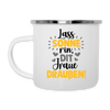 Lass Sonne rin, dit Jraue draußen! - Emaille Tasse