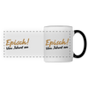 Episch! Von Jeburt an - Tasse zweifarbig - Weiß/Schwarz