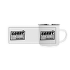 Sorry, ick bin spät. Hatte keen Bock. - Emaille Tasse - weiß