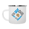 Ick seh' dir. Dit is'n Problem. - Emaille Tasse