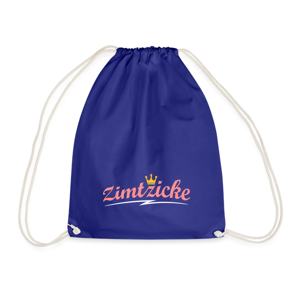 Zimtzicke - Turnbeutel - Königsblau