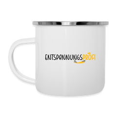 Entspannungsprofi - Emaille Tasse