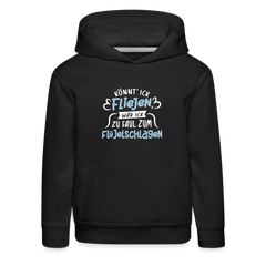 Könnt' ick fliejen, wär ick zu faul zum Flüjelschlagen - Kinder Premium Hoodie