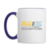Pack' den Tag beim Schlawittchen - Tasse zweifarbig