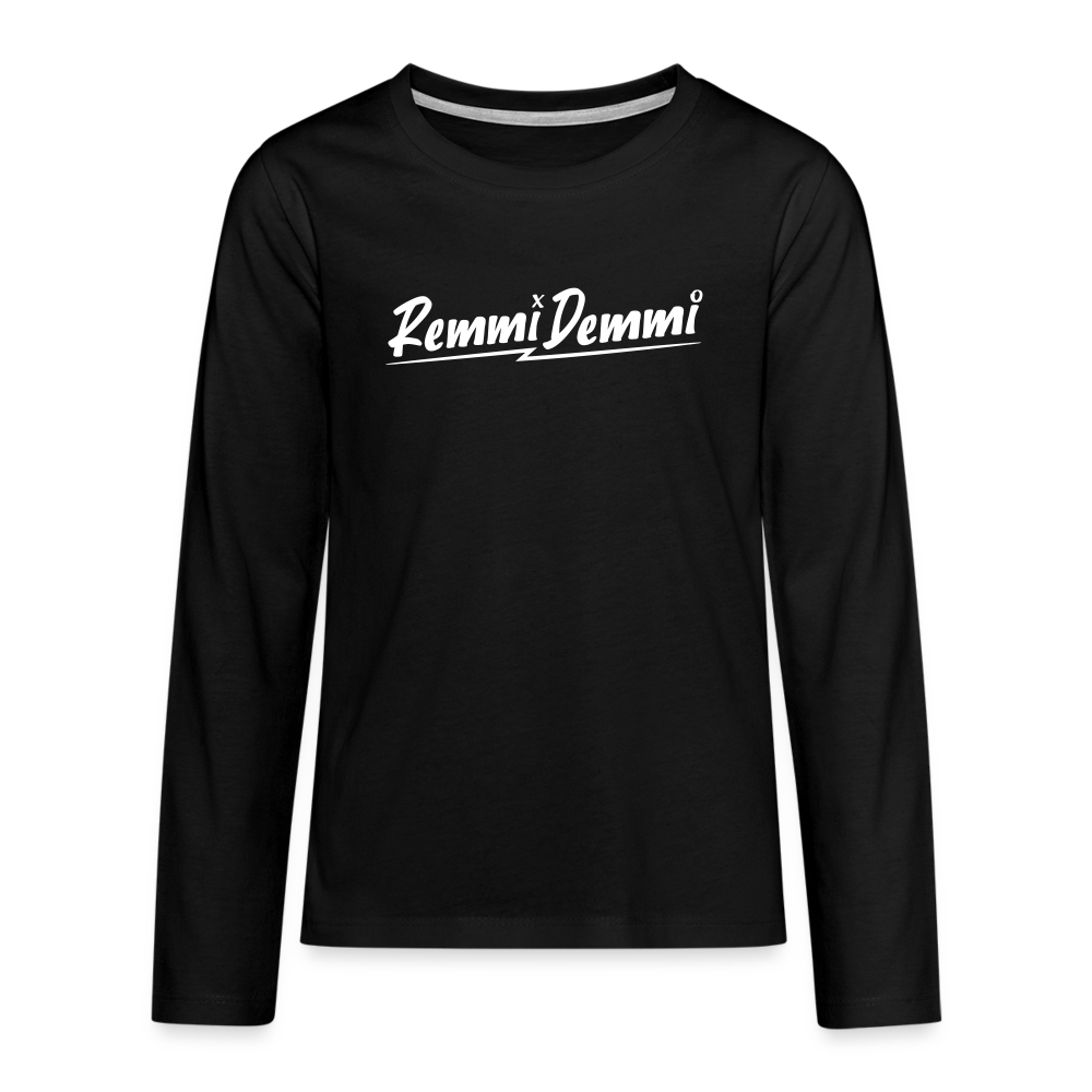 Remmi Demmi - Teenager Langarmshirt - Schwarz