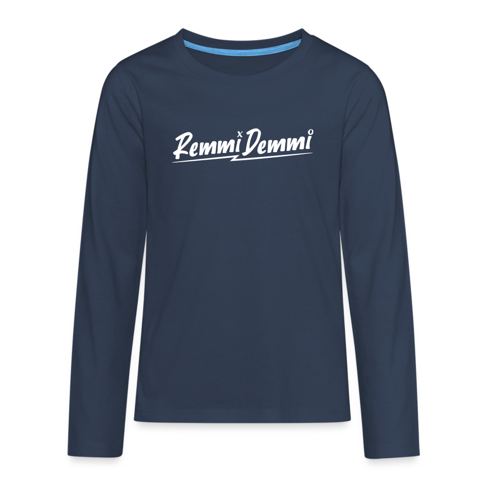 Remmi Demmi - Teenager Langarmshirt - Navy