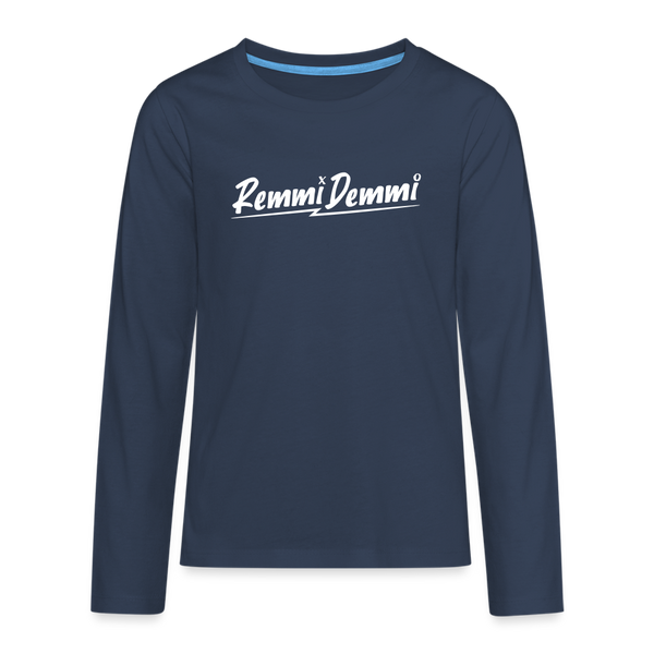 Remmi Demmi - Teenager Langarmshirt - Navy
