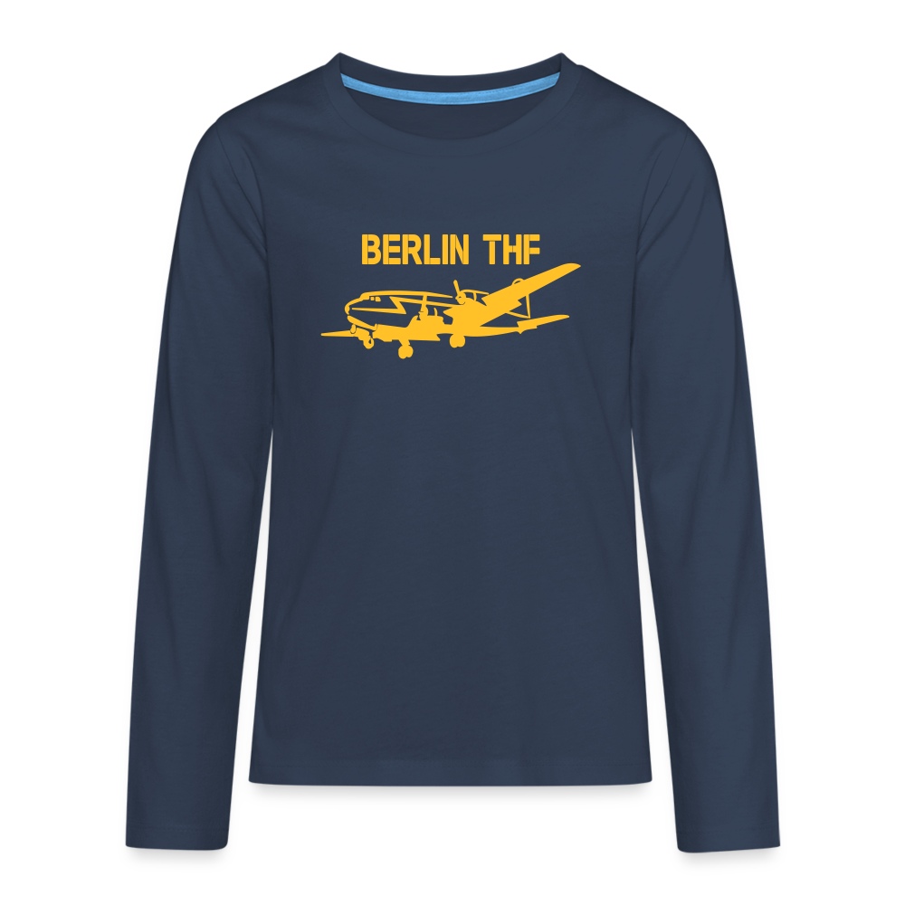 Berlin THF - Teenager Langarmshirt - Navy