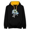 Dit duftet dufte! - Kontrast Hoodie - Schwarz/Gold