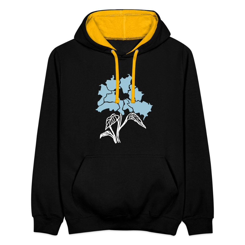 Dit duftet dufte! - Kontrast Hoodie - Schwarz/Gold