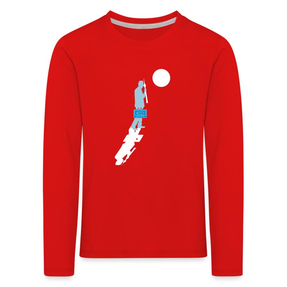 Unterwegs in Berlin - Kinder Langarmshirt - Rot