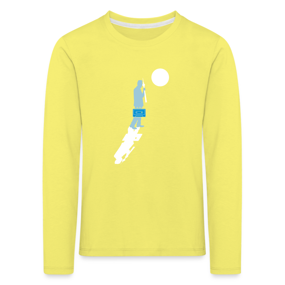 Unterwegs in Berlin - Kinder Langarmshirt - Gelb