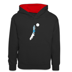 Unterwegs in Berlin - Teenager Kontrast-Hoodie
