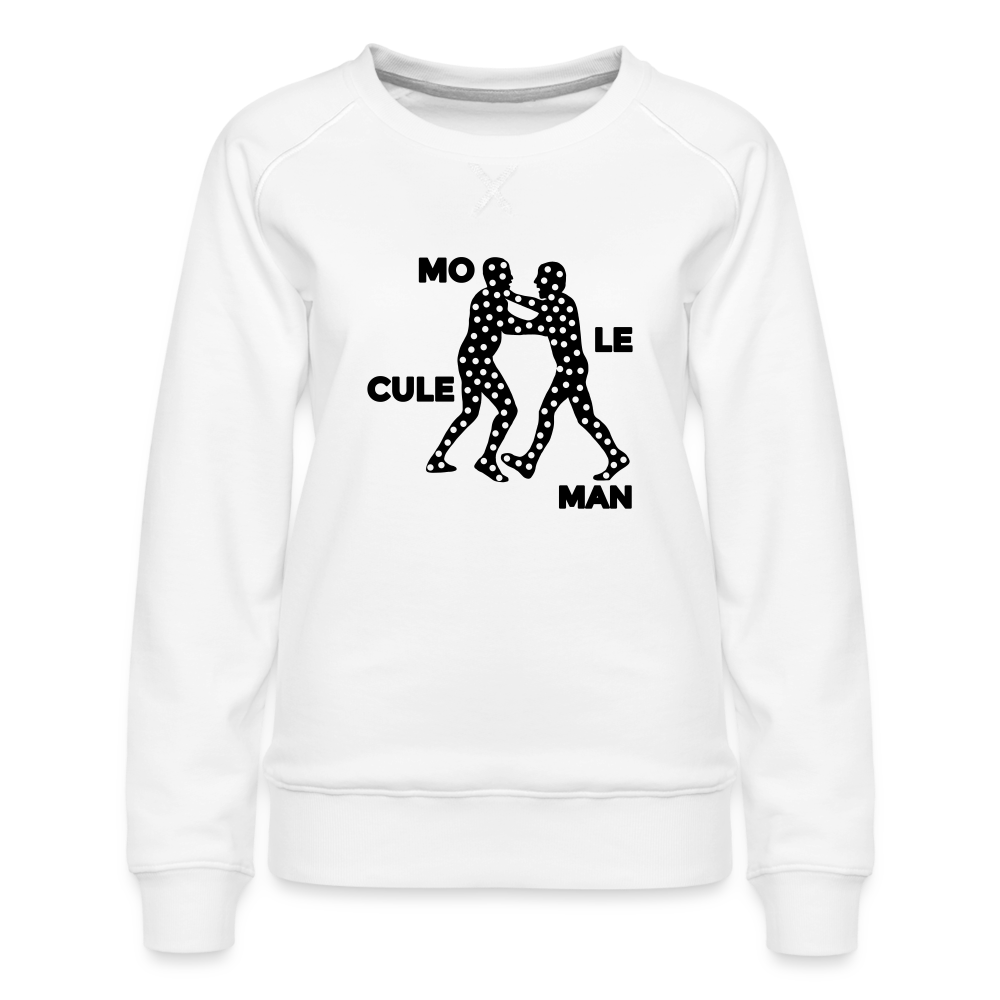 Mo le cule Man - Frauen Premium Sweatshirt - weiß