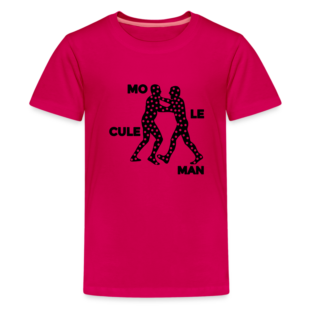 Mo le cule Man - Teenager Premium T-Shirt - dunkles Pink