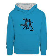 Mo le cule Man - Teenager Kontrast-Hoodie