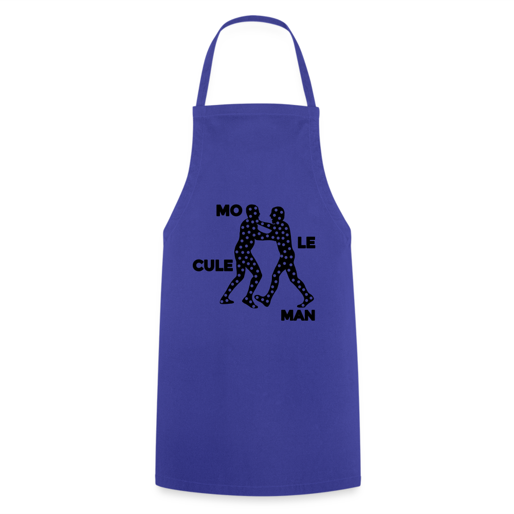 Mo le cule Man - Kochschürze - Royalblau