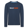Tach, Ihr Fatzkes! - Kinder Langarmshirt - Navy