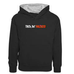 Tach, Ihr Fatzkes! - Teenager Kontrast-Hoodie