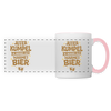 Juter Kumpel ist besser als warmet Bier - Tasse zweifarbig - Weiß/Pink
