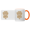 Juter Kumpel ist besser als warmet Bier - Tasse zweifarbig - Weiß/Orange