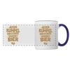 Juter Kumpel ist besser als warmet Bier - Tasse zweifarbig - Weiß/Kobaltblau