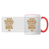 Juter Kumpel ist besser als warmet Bier - Tasse zweifarbig - Weiß/Rot