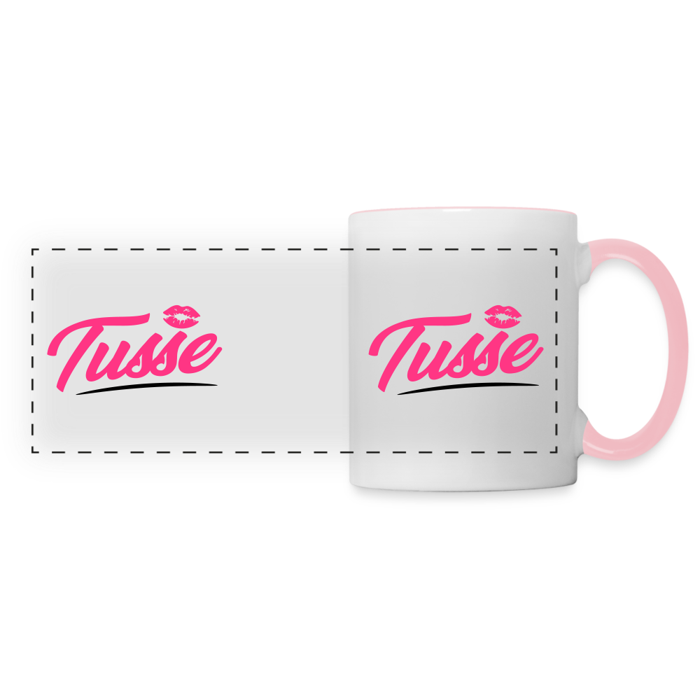 Tusse - Tasse zweifarbig - Weiß/Pink