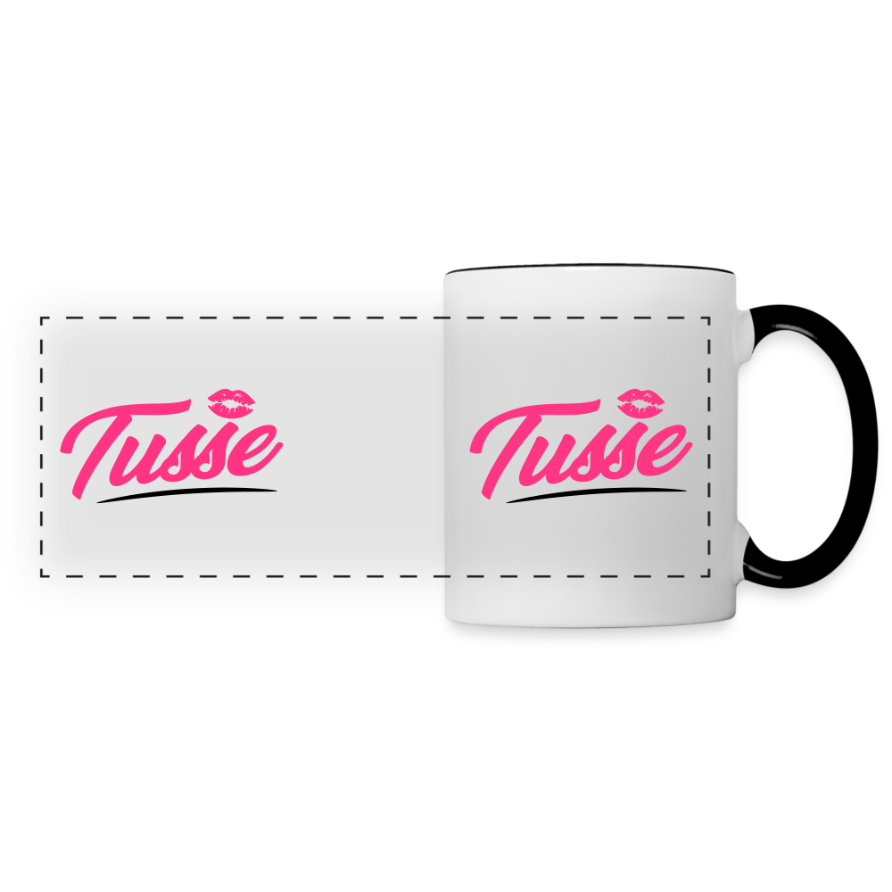 Tusse - Tasse zweifarbig - Weiß/Schwarz
