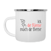 Ick, die Kleene, mach dir Beene! - Emaille Tasse
