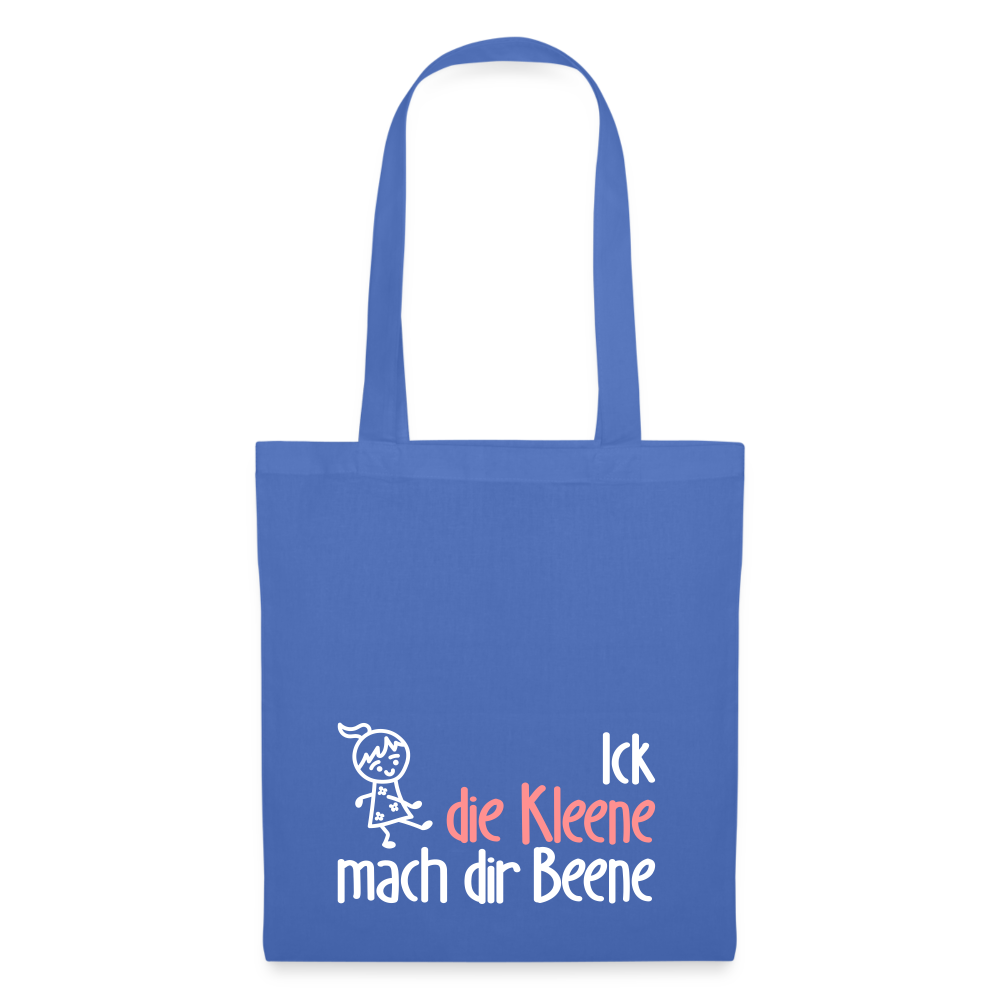 Ick, die Kleene, mach dir Beene! - Stoffbeutel - Hellblau