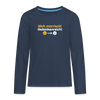 Das Langarmshirt zeigt das Motiv Jedankenreich mit Bezug auf Berlin.