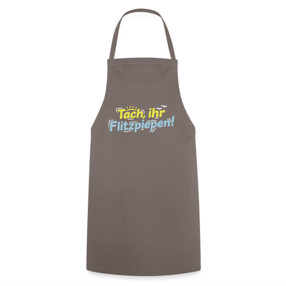 Tach, ihr Flitzpiepen! - Kochschürze - Grau