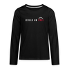 Jeduld am Ende - Teenager Langarmshirt - Schwarz