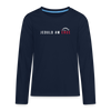 Jeduld am Ende - Teenager Langarmshirt - Navy