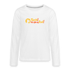 Tach! Ick steh uff Esel! - Teenager Langarmshirt - weiß