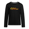 Tach! Ick steh uff Esel! - Teenager Langarmshirt - Schwarz