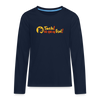 Tach! Ick steh uff Esel! - Teenager Langarmshirt - Navy