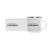 Jeballte Jroßartigkeit! - Emaille Tasse - weiß