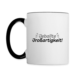 Jeballte Jroßartigkeit! - Tasse zweifarbig