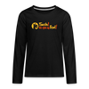 Tach! Ick steh uff Esel! - Teenager Langarmshirt - Schwarz
