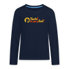Tach! Ick steh uff Esel! - Teenager Langarmshirt - Navy