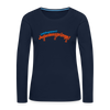 Lieblingssport? Jedankensprünge! - Frauen Premium Langarmshirt - Navy