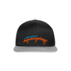 Lieblingssport? Jedankensprünge! - Snapback Cap - Schwarz/Grau