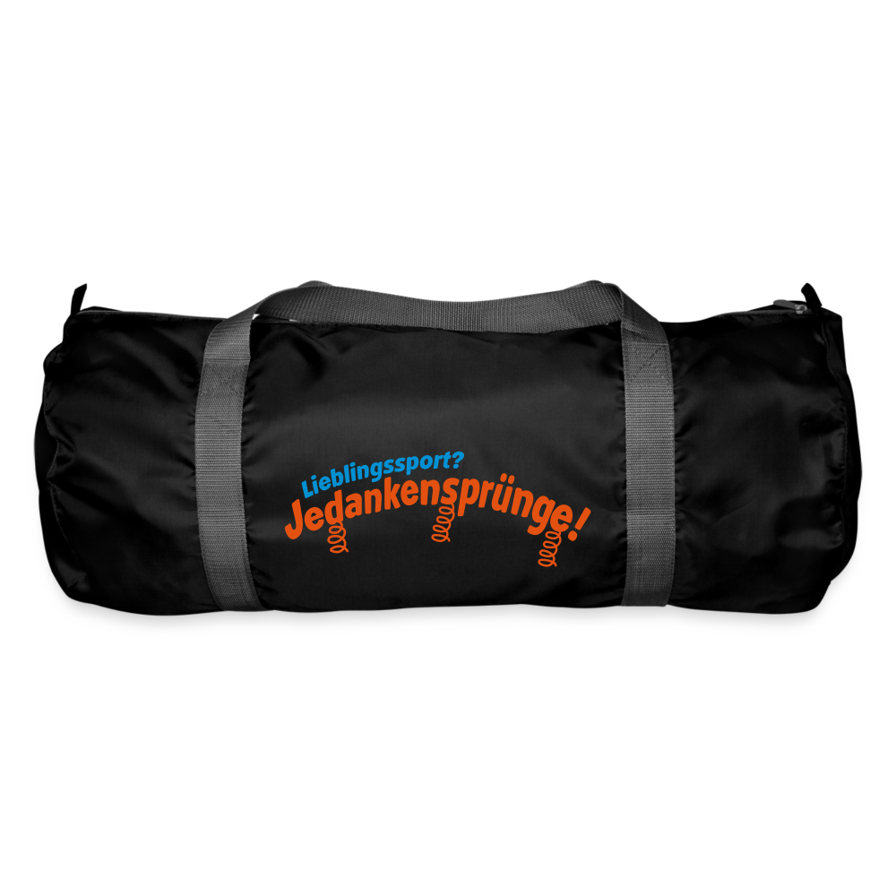 Lieblingssport? Jedankensprünge! - Sporttasche - Schwarz