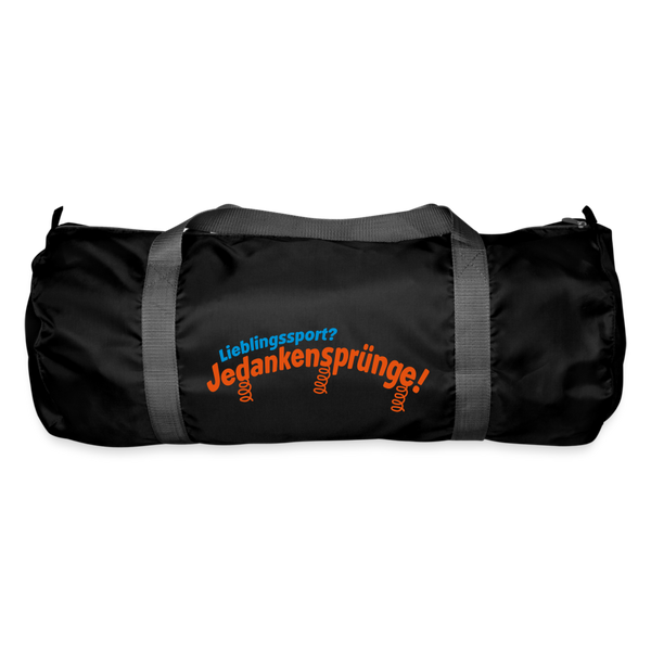 Lieblingssport? Jedankensprünge! - Sporttasche - Schwarz