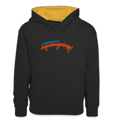 Lieblingssport? Jedankensprünge! - Teenager Kontrast-Hoodie