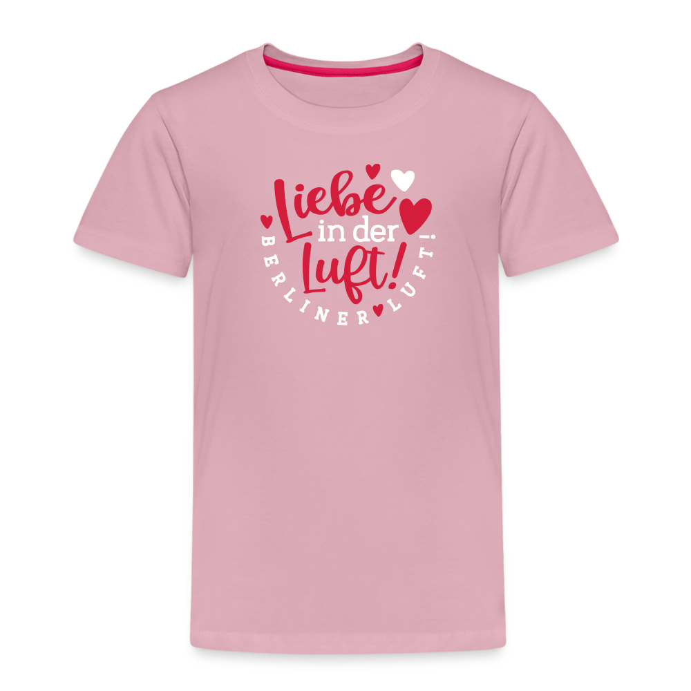 Liebe in der Luft! Berliner Luft! - Kinder Premium T-Shirt - Hellrosa