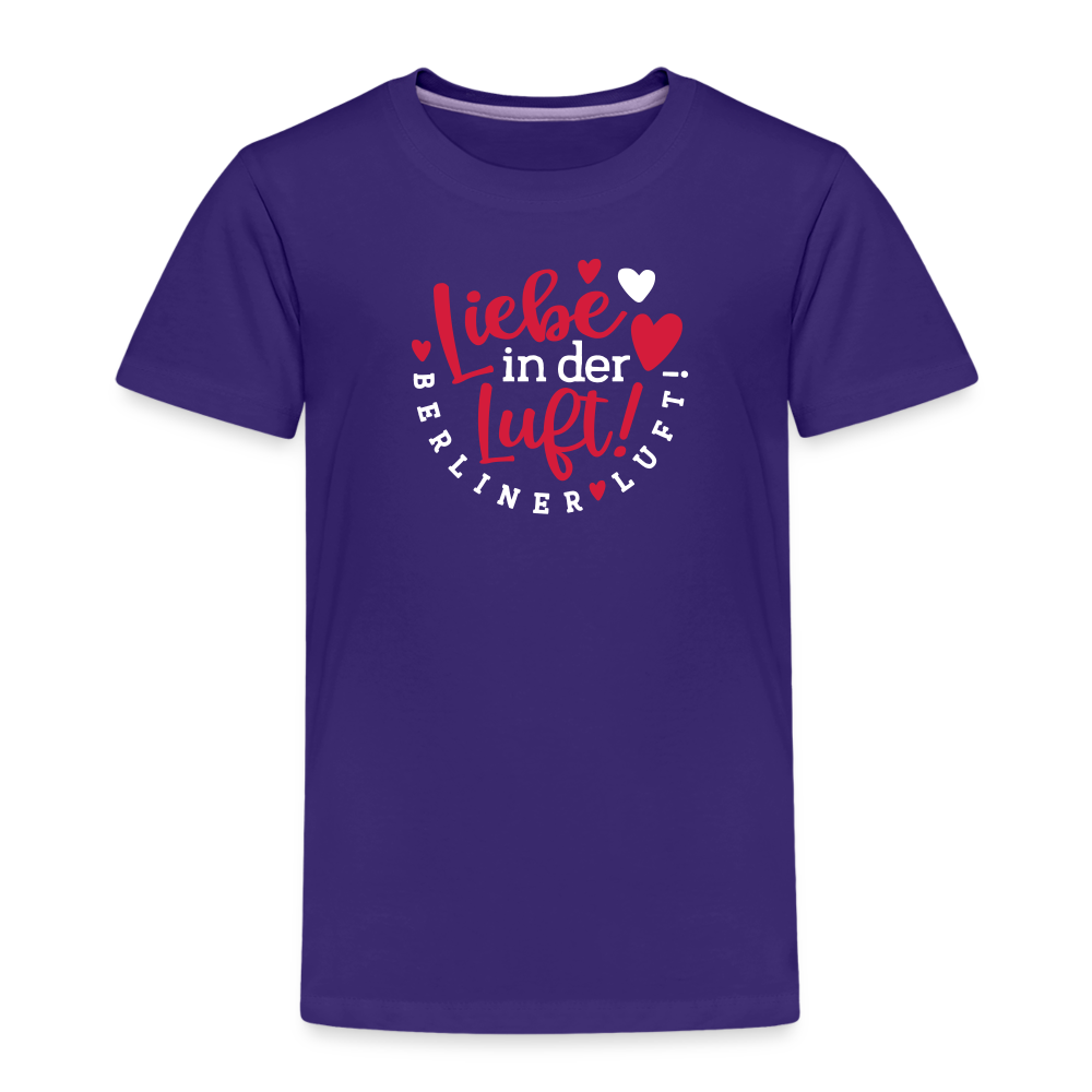 Liebe in der Luft! Berliner Luft! - Kinder Premium T-Shirt - Lila